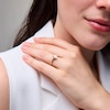 Thumbnail Image 2 of 1.06 CT. T.W. Emerald-Cut Canadian Certified Centre Diamond Solitaire Engagement Ring in 18K Gold (I/SI2)