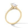 Thumbnail Image 3 of 1.06 CT. T.W. Emerald-Cut Canadian Certified Centre Diamond Solitaire Engagement Ring in 18K Gold (I/SI2)