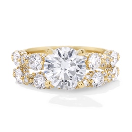 Emmy London 4.00 CT. T.W. Certified Lab-Grown Diamond Bridal Set in 18K Gold (F/VS2)