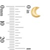 Thumbnail Image 2 of Child’s Crescent Moon Stud Earrings in Solid 14K Gold