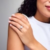 Thumbnail Image 2 of Emmy London 3.75 CT. T.W. Certified Lab-Grown Diamond Collar Engagement Ring in 18K White Gold (F/VS2)