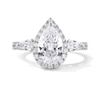 Thumbnail Image 1 of Emmy London 2.30 CT. T.W. Pear-Shaped Certified Lab-Grown Diamond Frame Engagement Ring in 18K White Gold (F/VS2)