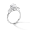 Thumbnail Image 3 of Emmy London 2.30 CT. T.W. Pear-Shaped Certified Lab-Grown Diamond Frame Engagement Ring in 18K White Gold (F/VS2)