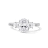 Thumbnail Image 1 of Emmy London 2.25 CT. T.W. Oval Certified Lab-Grown Diamond Collar Engagement Ring in 18K White Gold (F/VS2)