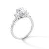 Thumbnail Image 3 of Emmy London 2.25 CT. T.W. Oval Certified Lab-Grown Diamond Collar Engagement Ring in 18K White Gold (F/VS2)
