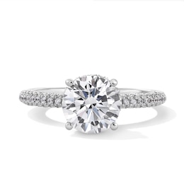 Emmy London 2.50 CT. T.W. Certified Lab-Grown Diamond Engagement Ring in 18K White Gold (F/VS2)