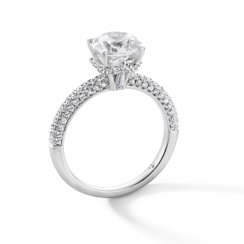 Main Image 3 of Emmy London 2.50 CT. T.W. Certified Lab-Grown Diamond Engagement Ring in 18K White Gold (F/VS2)