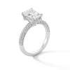 Thumbnail Image 3 of Emmy London 3.60 CT. T.W. Emerald-Cut Certified Lab-Grown Diamond Engagement in 18K White Gold (F/VS2)