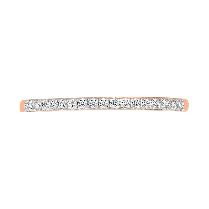 Main Image 5 of 0.95 CT. T.W. Oval-Shaped Multi-Diamond Swirl Frame Triple Row Bridal Set in 10K Rose Gold