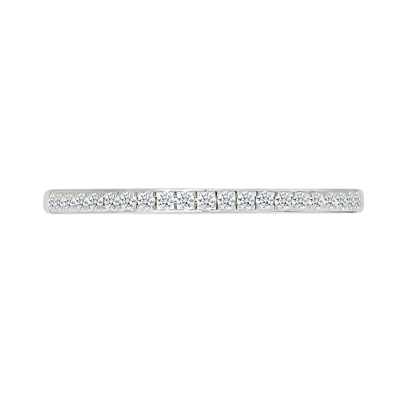 Main Image 5 of 0.95 CT. T.W. Oval-Shaped Multi-Diamond Double Frame Double Row Bridal Set in 10K White Gold