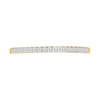 Thumbnail Image 5 of 0.95 CT. T.W. Oval-Shaped Multi-Diamond Swirl Frame Triple Row Bridal Set in 10K Gold