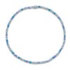 Thumbnail Image 1 of Le Vian® Deep Sea Blue Topaz™, Blueberry Tanzanite®, Blue Zircon and Aquamarine Necklace in 14K Vanilla Gold® - 17”