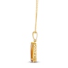 Thumbnail Image 2 of Le Vian® Pear-Shaped Cinnamon Citrine® and 0.065 CT. T.W. Diamond Drop Pendant in 14K Honey Gold™ - 19”