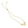 Thumbnail Image 3 of Puff Heart Bolo Bracelet in 14K Gold - 9.0"