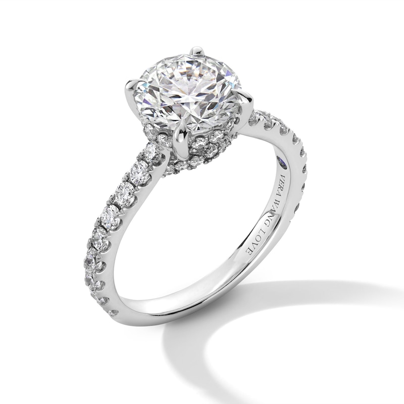 Main Image 3 of Vera Wang Love Collection 2.70 CT. T.W. Certified Lab-Grown Diamond Engagement Ring in Platinum (F/VS2)