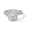 Thumbnail Image 1 of Vera Wang Love Collection 4.00 CT. T.W. Radiant-Cut Certified Lab-Grown Diamond Engagement Ring in Platinum (F/VS2)