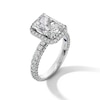 Thumbnail Image 3 of Vera Wang Love Collection 4.00 CT. T.W. Radiant-Cut Certified Lab-Grown Diamond Engagement Ring in Platinum (F/VS2)