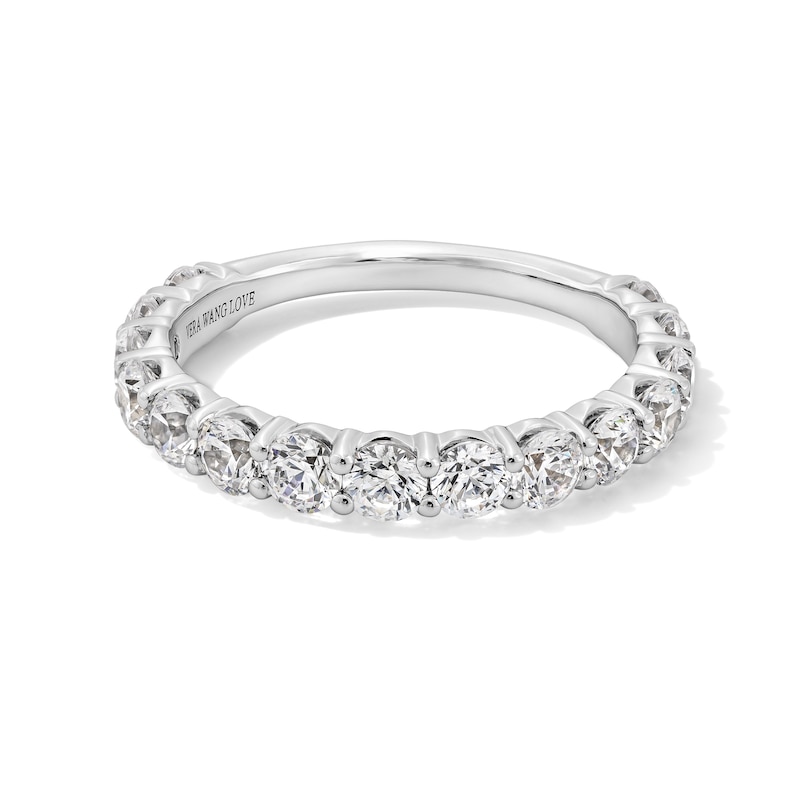 Main Image 1 of Vera Wang Love Collection 1.40 CT. T.W. Certified Lab-Grown Diamond Band in 14K White Gold (F/VS2)