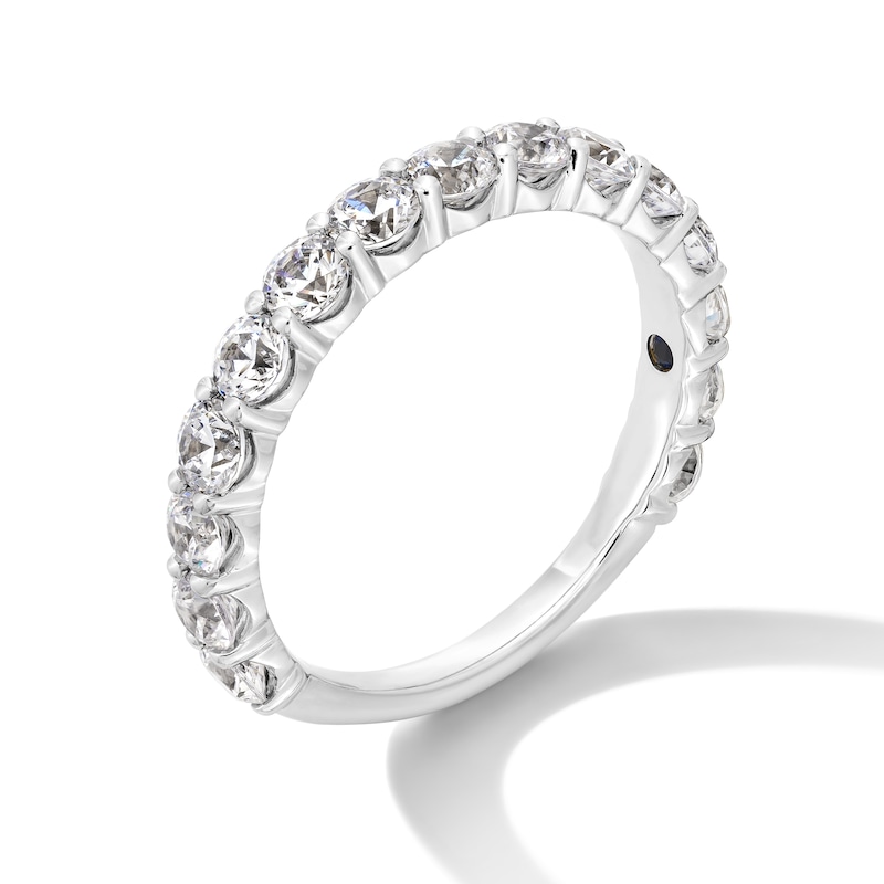 Main Image 3 of Vera Wang Love Collection 1.40 CT. T.W. Certified Lab-Grown Diamond Band in 14K White Gold (F/VS2)