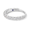 Thumbnail Image 4 of Vera Wang Love Collection 1.40 CT. T.W. Certified Lab-Grown Diamond Band in 14K White Gold (F/VS2)