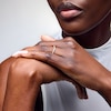 Thumbnail Image 2 of Vera Wang Love Collection 0.25 CT. T.W. Certified Lab-Grown Diamond Contour Band in 14K Gold (F/VS2)