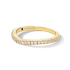 Thumbnail Image 4 of Vera Wang Love Collection 0.25 CT. T.W. Certified Lab-Grown Diamond Contour Band in 14K Gold (F/VS2)