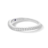Thumbnail Image 4 of Vera Wang Love Collection 0.25 CT. T.W. Certified Lab-Grown Diamond Contour Band in Platinum (F/VS2)