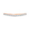 Thumbnail Image 5 of 0.95 CT. T.W. Marquise-Shaped Multi-Diamond Frame Collar Split Shank Bridal Set in 10K Rose Gold