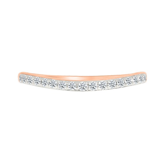 0.95 CT. T.W. Marquise-Shaped Multi-Diamond Frame Collar Split Shank Bridal Set in 10K Rose Gold
