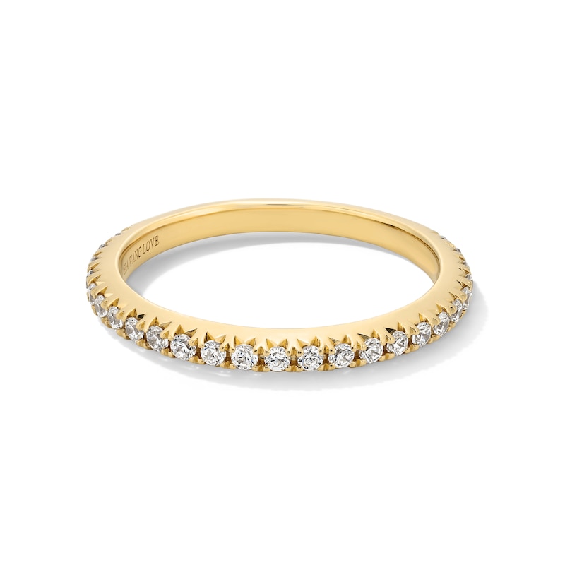 Vera Wang Love Collection 0.30 CT. T.W. Certified Lab-Grown Diamond Band in 14K Gold (F/VS2)