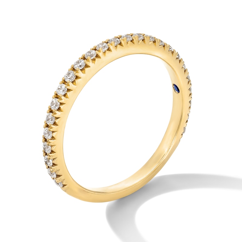 Main Image 3 of Vera Wang Love Collection 0.30 CT. T.W. Certified Lab-Grown Diamond Band in 14K Gold (F/VS2)