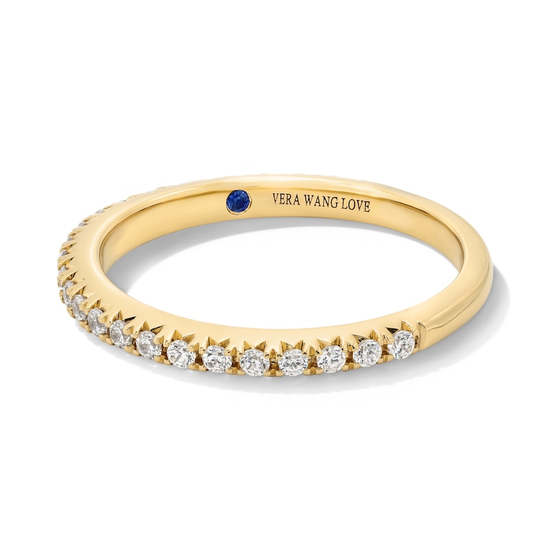 Main Image 4 of Vera Wang Love Collection 0.30 CT. T.W. Certified Lab-Grown Diamond Band in 14K Gold (F/VS2)
