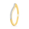 Thumbnail Image 6 of 0.95 CT. T.W. Multi-Diamond Double Frame Multi-Row Split Shank Bridal Set in 10K Gold