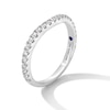 Thumbnail Image 3 of Vera Wang Love Collection 0.30 CT. T.W. Certified Lab-Grown Diamond Contour Band in 14K White Gold (F/VS2)