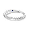 Thumbnail Image 4 of Vera Wang Love Collection 0.30 CT. T.W. Certified Lab-Grown Diamond Contour Band in 14K White Gold (F/VS2)