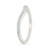 Thumbnail Image 6 of 0.95 CT. T.W. Multi-Diamond Double Frame Multi-Row Split Shank Bridal Set in 10K White Gold