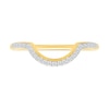 Thumbnail Image 5 of 0.95 CT. T.W. Pear-Shaped Multi-Diamond Swirl Frame Triple Row Bridal Set in 10K Gold