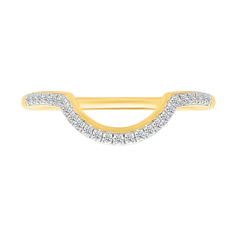 Main Image 5 of 0.95 CT. T.W. Pear-Shaped Multi-Diamond Swirl Frame Triple Row Bridal Set in 10K Gold