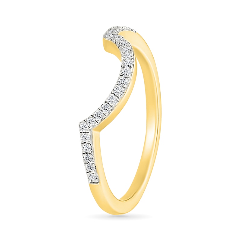 Main Image 6 of 0.95 CT. T.W. Pear-Shaped Multi-Diamond Swirl Frame Triple Row Bridal Set in 10K Gold