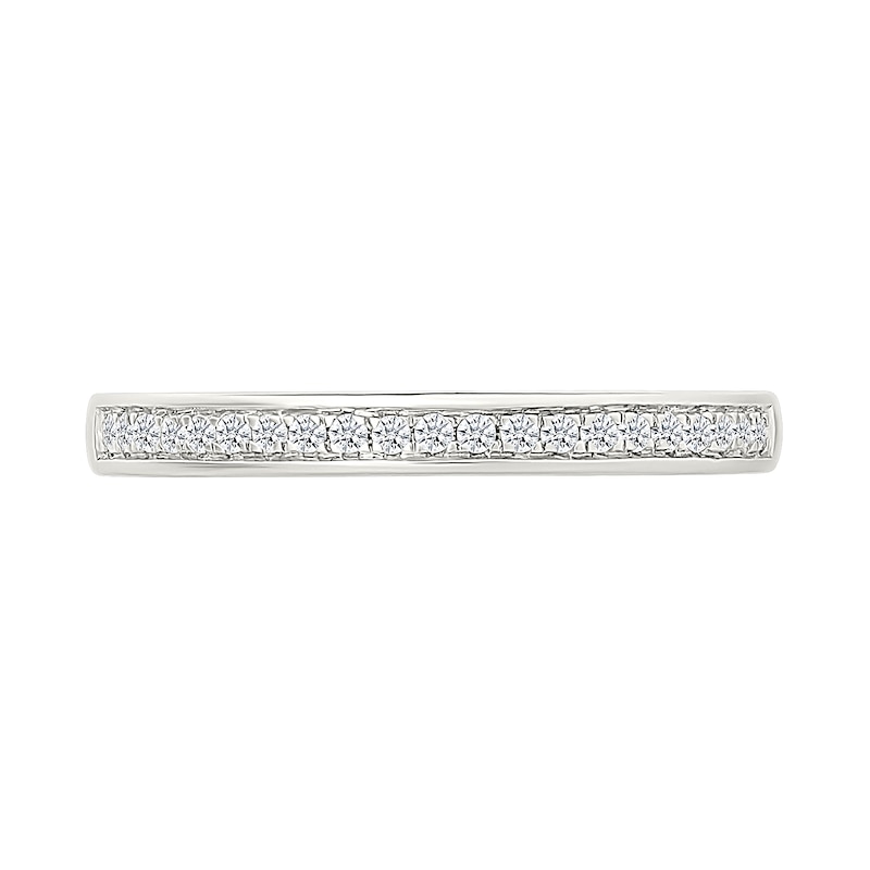 Main Image 5 of 0.95 CT. T.W. Oval-Shaped Multi-Diamond Frame Bridal Set in 10K White Gold