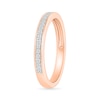 0.95 CT. T.W. Oval-Shaped Multi-Diamond Frame Bridal Set in 10K Rose Gold