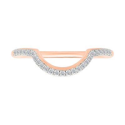 0.95 CT. T.W. Pear-Shaped Multi-Diamond Swirl Frame Triple Row Bridal Set in 10K Rose Gold