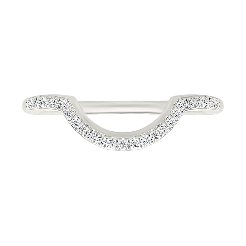 Main Image 5 of 0.95 CT. T.W. Pear-Shaped Multi-Diamond Swirl Frame Triple Row Bridal Set in 10K White Gold