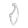 Thumbnail Image 6 of 0.95 CT. T.W. Pear-Shaped Multi-Diamond Swirl Frame Triple Row Bridal Set in 10K White Gold