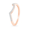 Thumbnail Image 6 of 0.95 CT. T.W. Pear-Shaped Multi-Diamond Frame Multi-Row Bridal Set in 10K Rose Gold