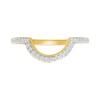 Thumbnail Image 5 of 0.95 CT. T.W. Pear-Shaped Multi-Diamond Sunburst Frame Bridal Set in 10K Gold