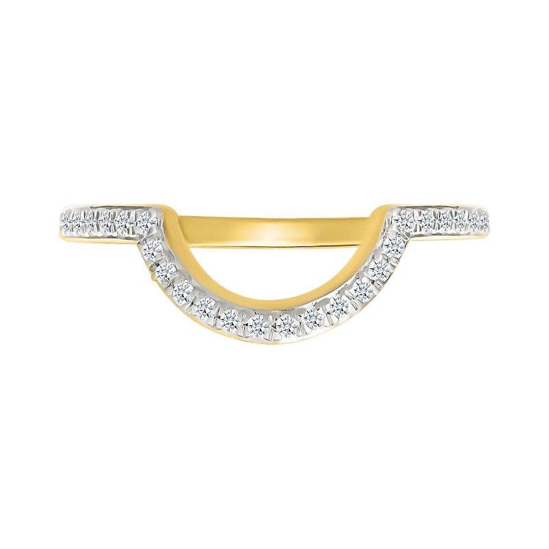 Main Image 5 of 0.95 CT. T.W. Pear-Shaped Multi-Diamond Sunburst Frame Bridal Set in 10K Gold