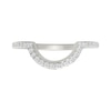 Thumbnail Image 5 of 0.95 CT. T.W. Pear-Shaped Multi-Diamond Sunburst Frame Bridal Set in 10K White Gold