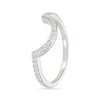 Thumbnail Image 6 of 0.95 CT. T.W. Pear-Shaped Multi-Diamond Sunburst Frame Bridal Set in 10K White Gold