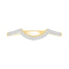 Thumbnail Image 5 of 0.95 CT. T.W. Pear-Shaped Multi-Diamond Frame Multi-Row Bridal Set in 10K Gold